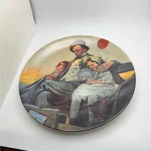 Norman Rockwell "Home From the Country Fair" 2002 Decorative Plate